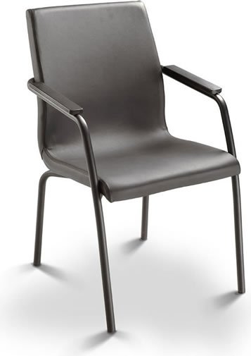 Cadeira Fixa Aproximação Preta 18006P – Cavaletti