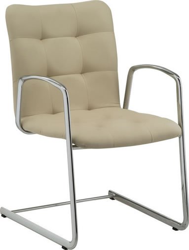 Cadeira S com Braço Cromada Pádova – Roche